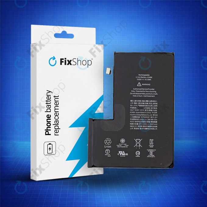Batteria per iPhone 12 Pro Max, 3687mAh