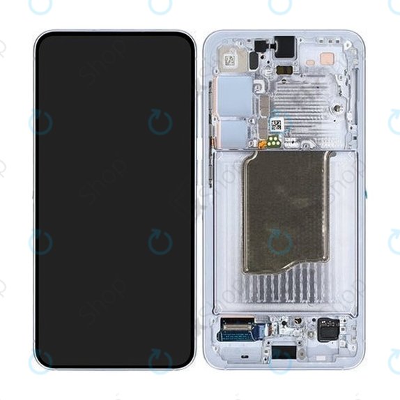 Schermo OLED per Samsung S25, Icyblue, Vetro touch con cornice