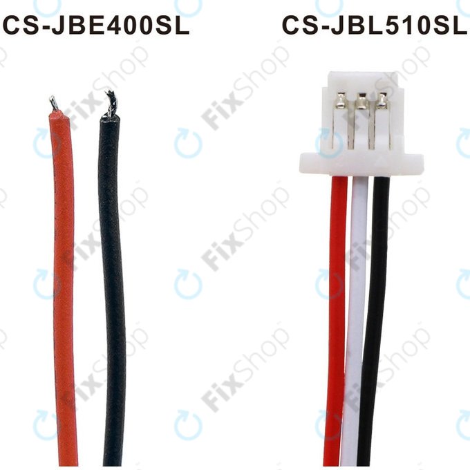 Batteria per JBL Tune 510BT, 02-553-3494, Li-Pol, 3.7V, 450mAh, HQ