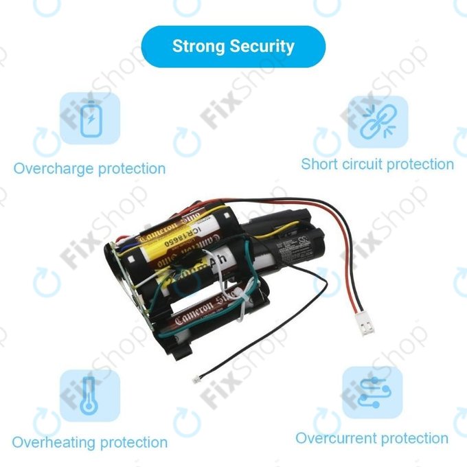 Batteria per Philips PowerPro Aqua, Duo, 300003446961, 69-2008-009-211, 69-2008-009-201, Li-Ion, 2000mAh, 25.2V, HQ