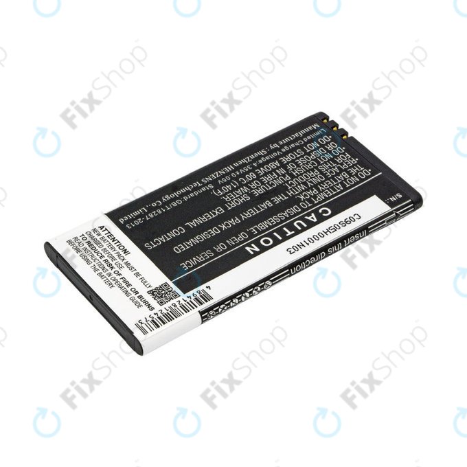 Batteria per Nokia Lumia 730, BL-T5A, Li-Ion, 3.8V, 2200mAh, HQ
