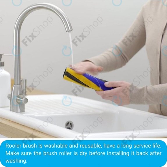 Spazzola principale Slim Fluffy Soft Roller Cleaner Head per Dyson V11, V12, V15, V15s Detect Submarine
