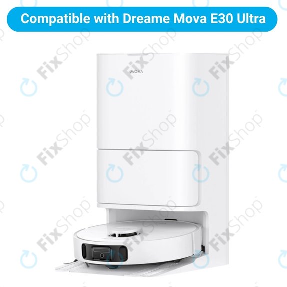 Set di ricambio per Xiaomi Dreame Mova E30 Ultra (2x spazzola principale, 4x filtro, 4x spazzola laterale)