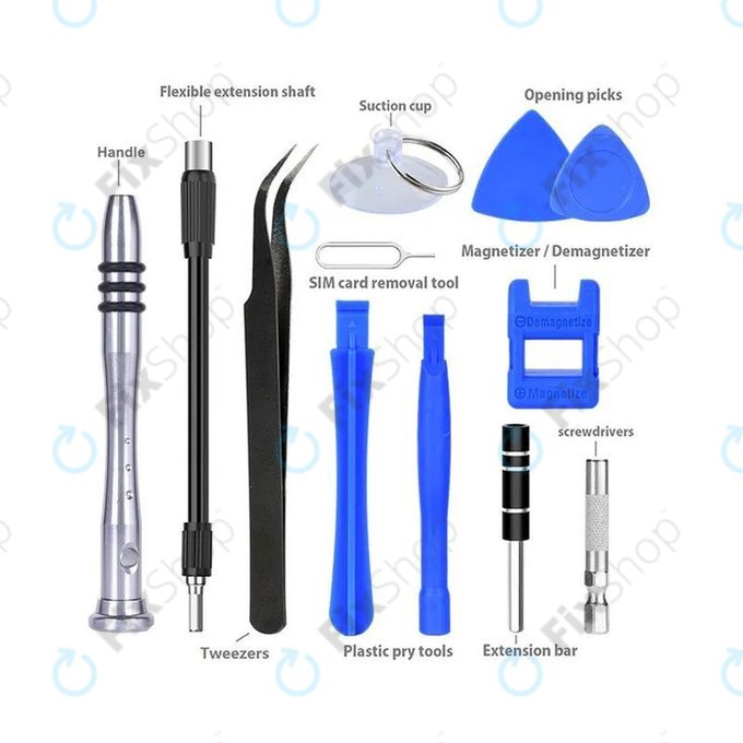Set di cacciaviti e bit di precisione per riparazione cellulari, PC ed elettronica 115 in 1, Kingsdun