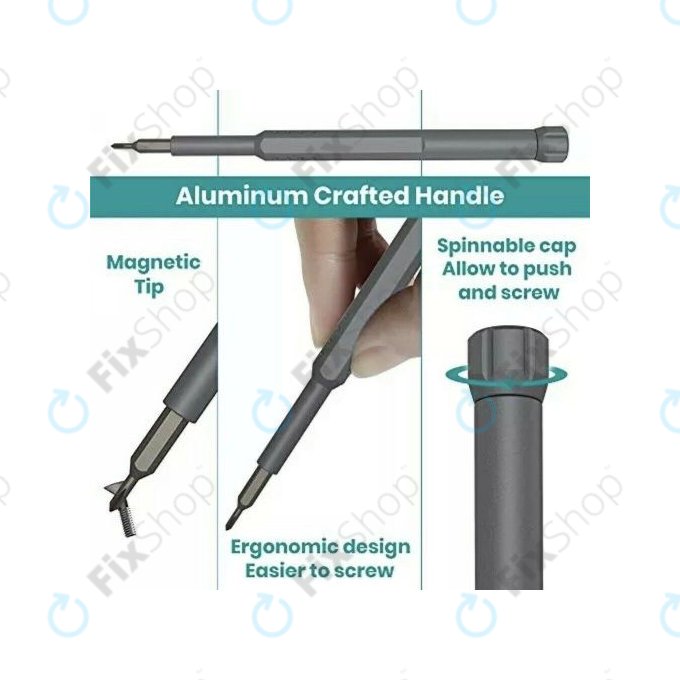 Set cacciaviti di precisione magnetici multiuso 25 in 1, Xiaomi Mijia Wiha