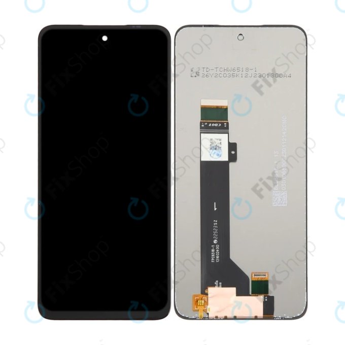 Schermo LCD per MotGoldla Moto G53 5G, Vetro touch senza cornice