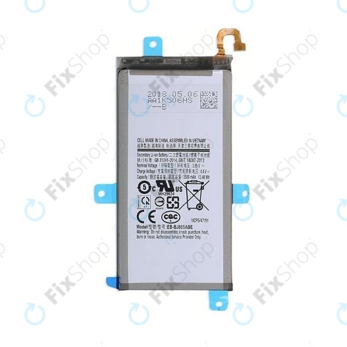 Batteria per Samsung A6 Plus A605 (2018), EB-BJ805ABE, 3500mAh