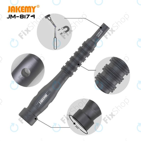 Kit cacciaviti professionale per riparazioni DIY 45 in 1, Jakemy JM-8174