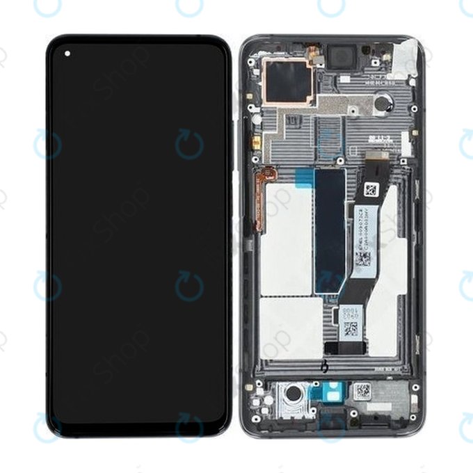 Schermo per Xiaomi Mi 10T 5G, Mi 10T Pro 5G, Cosmic Black, Vetro touch con cornice, 5600030J3S00, Genuine Service Pack
