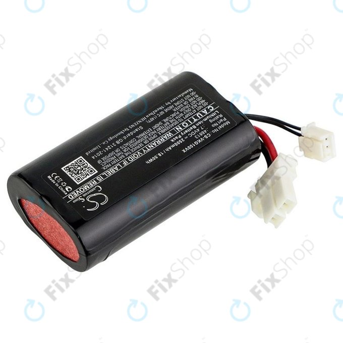 Batteria per Vorwerk Kobold VG100, 48813, Li-Ion, 2500mAh, 7.4V, HQ