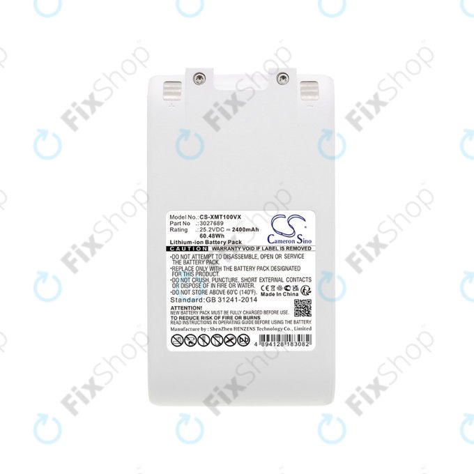 Batteria per Xiaomi Dreame G10, G20, T10, T20, 3027689, Li-Ion, 2400mAh, 25.2V, HQ