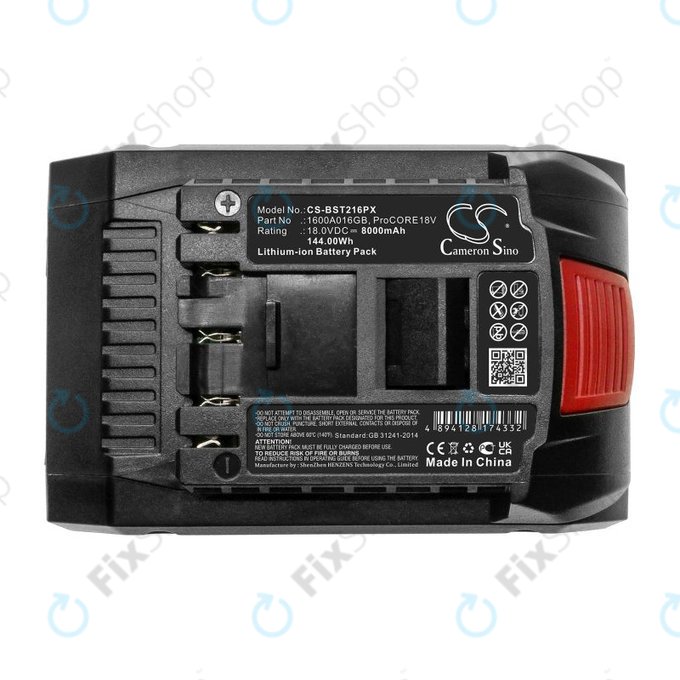 Batteria per Bosch Gbh, Gcv, Gks, Gts 18V, ProCORE18V, Li-Ion, 8000mAh, 18V, HQ