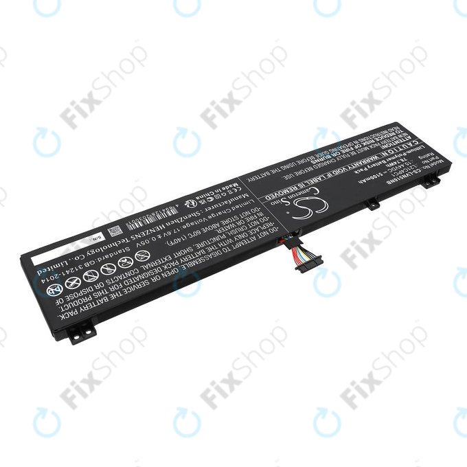 Batteria per Lenovo Legion 5 15ARH7H, 82RD0002SB, L21C4PC1, Li-Pol, 5100mAh, 15.44V, HQ