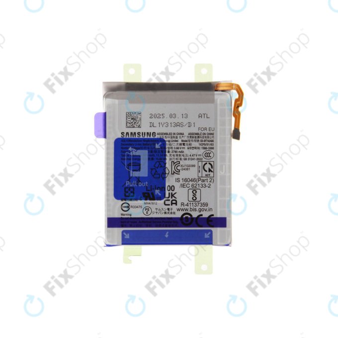 Batteria per Samsung Z Flip7 FE, secondaria, EB-BF742ABE, GH82-37737A, Genuine Service Pack