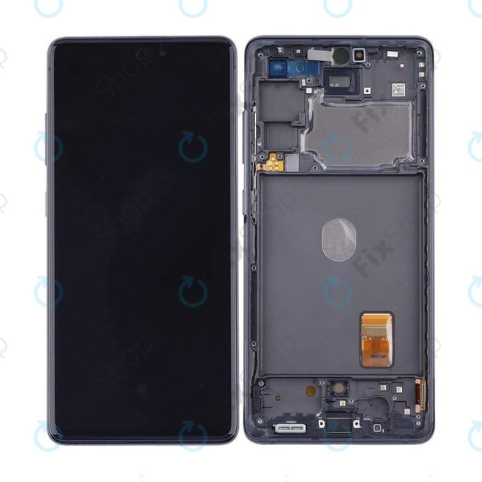 Schermo per Samsung S20 FE G780F, Black, Vetro touch con cornice
