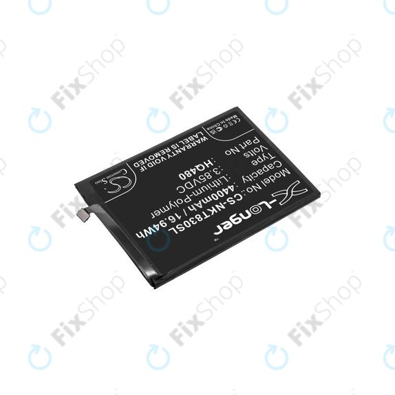 Batteria per Nokia 8.3 2020 5G, HQ480, Li-Pol, 3.85V, 4400mAh, HQ