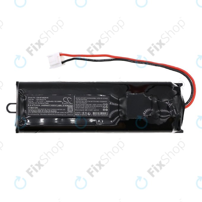 Batteria per Rowenta RH-seriess, RS-RH5274, Li-Ion, 2500mAh, 25.2V, HQ