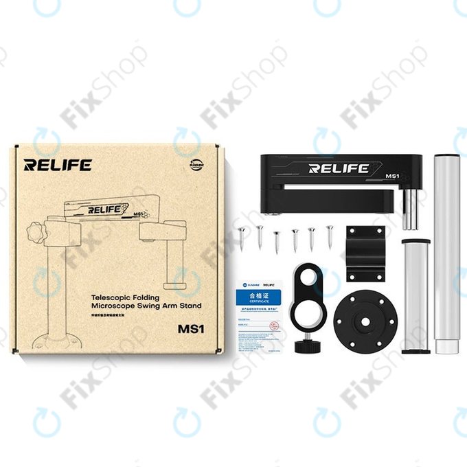 Supporto universale con braccio rotante per microscopio, Relife RL-MS1