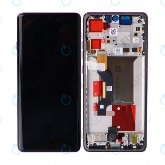 Schermo per Motorola Edge 60 Pro, Sparkling Grape, Vetro touch con cornice, 5D68C30047, Genuine Service Pack