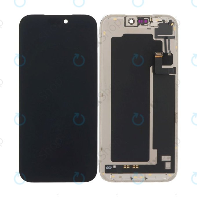 Schermo Soft OLED 120Hz per iPhone 17 Pro Max, Vetro touch con cornice, DIAGNOSTIC