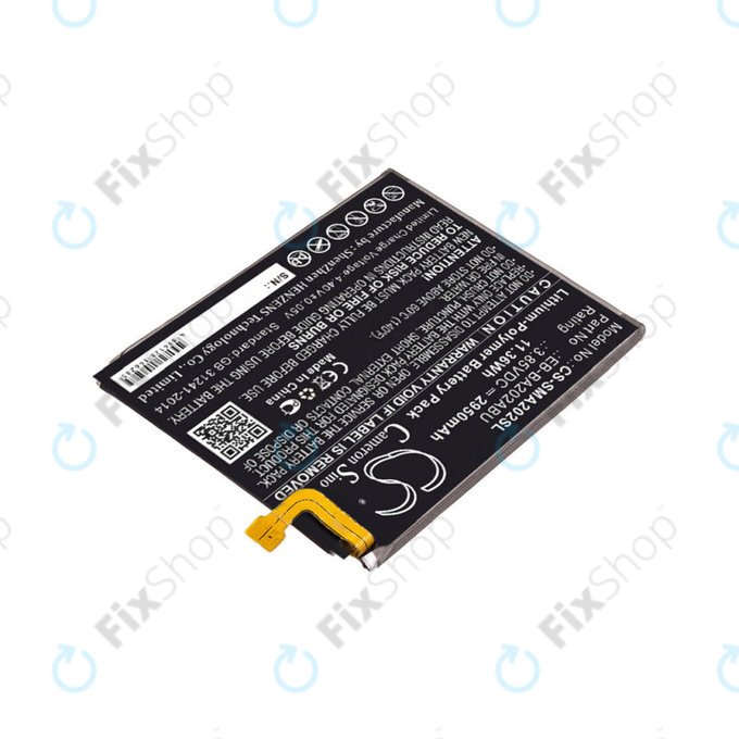 Batteria per Samsung A10e, A20e A202F, 2950mAh, Li-Pol, 3.85 V, EB-BA202ABU, HQ