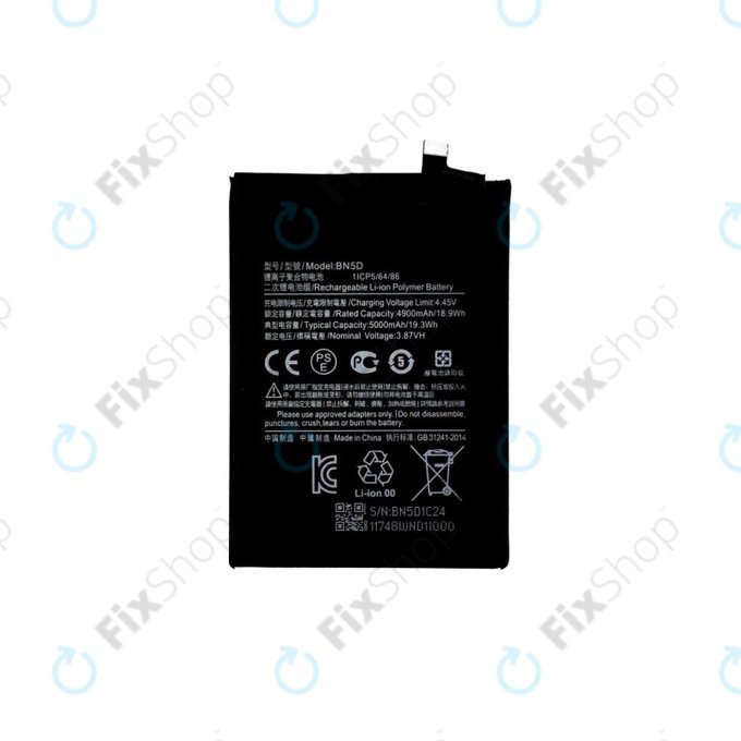 Batteria per Xiaomi Redmi Note 11, Note 11S, BN5D, 4900mAh