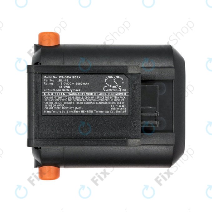 Batteria per Gardena Accu Hedge, Accujet, Comfortcut Li-18, Easycut, Trimmer Easycut Li-18, BLi-18, Li-Ion, 2500mAh, 18V, HQ