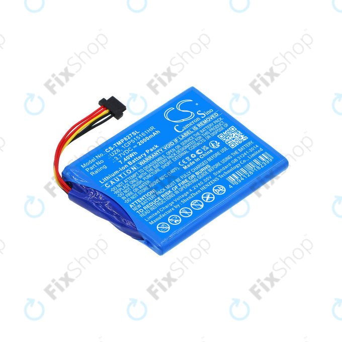 Batteria per TomTom Pro 8270, Pro 8275, UZ6, Li-Ion, 2000mAh, 3.7V, HQ