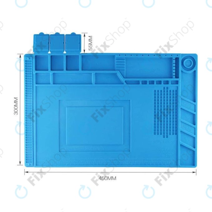 Tappetino in silicone antistatico ESD termoresistente 45 x 30cm