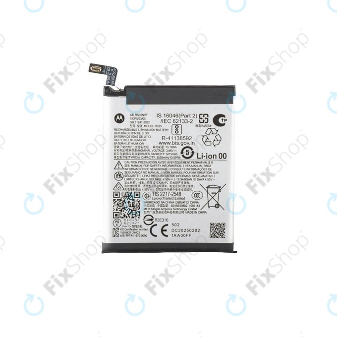 Batteria per Motorola Razr 60 Ultra, RS35, SB18E50882, 3520mAh, Genuine Service Pack