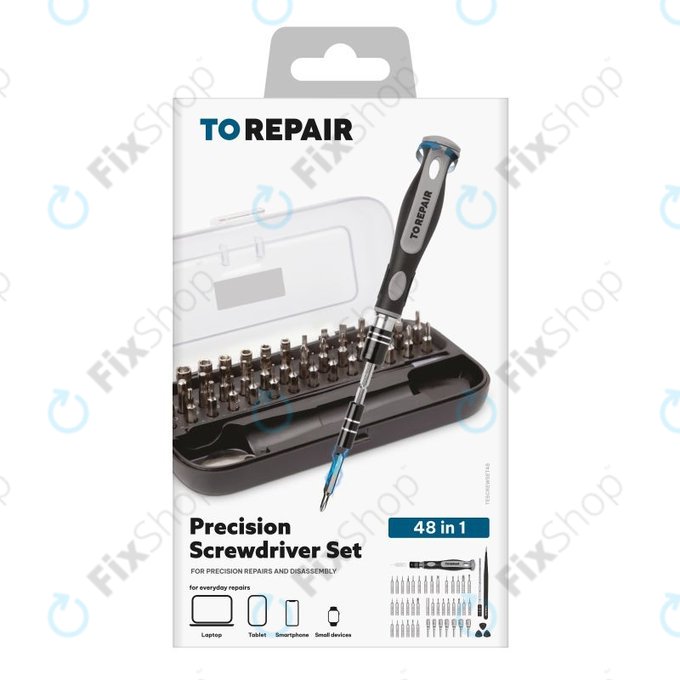 Set cacciaviti per riparazione elettronica 48 in 1, SBS