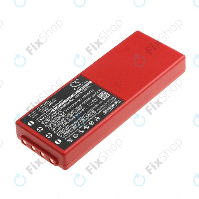 Batteria per HBC Radiomatic Spectrum, BA214061, Ni-MH, 2000mAh, 6V, HQ