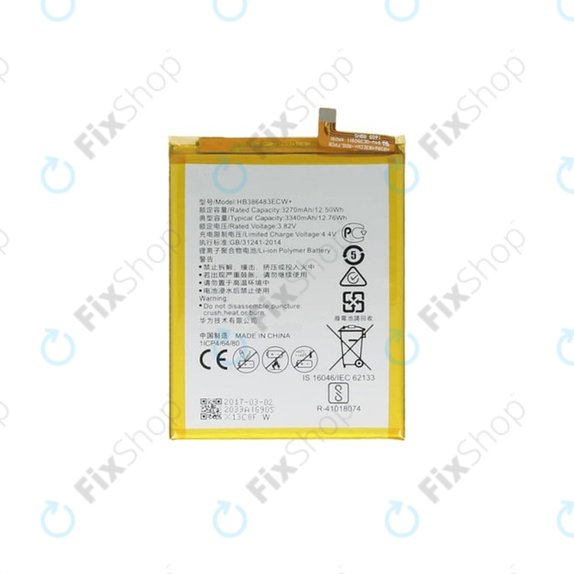 Batteria per Huawei Honor 6X (BLN-L21), HB386483ECW, 3340mAh