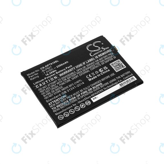 Batteria per OnePlus 9 Pro LE2121 LE2125, 2200mAh, Li-Pol, 7.4 V, BLP827, HQ
