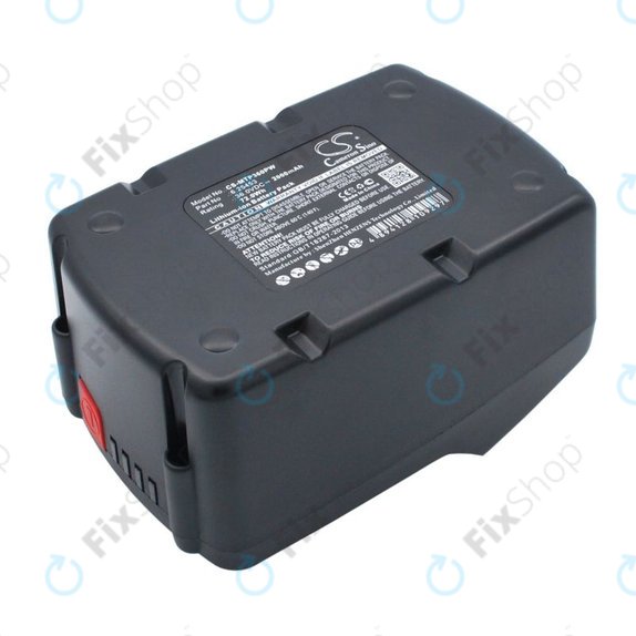 Batteria per Metabo Ahs36v, Bha 36 Ltx Compact, 6.25453, Li-Ion, 2000mAh, 36V, HQ
