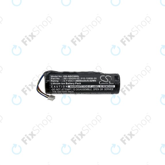 Batteria per Garmin Alpha 100, DC50, GAA002, GAA003, GAA004, T5, TT10, TT15, 010-10806-30, 010-11828-03, 361-00029-02, 2600mAh, HQ