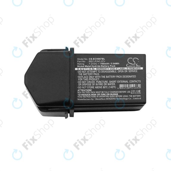 Batteria per Elca CONTROL-0, PINC 07MH, Ni-MH, 700mAh, 7.2V, HQ