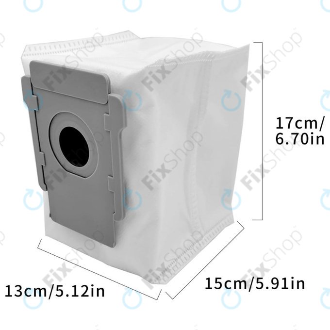 Sacchetti raccoglipolvere 3 pz per iRobot Roomba serie e, serie i, serie j, serie s