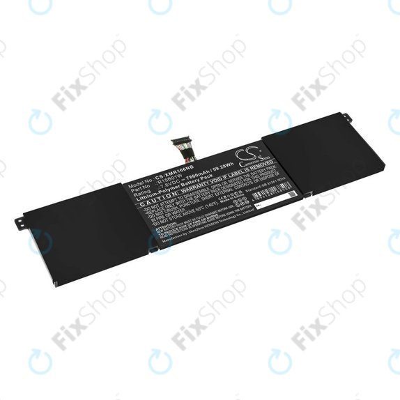 Batteria per Xiaomi Mi Pro 15.6 i3, i5, i6, R15B01W, Li-Pol, 7800mAh, 7.6V, HQ