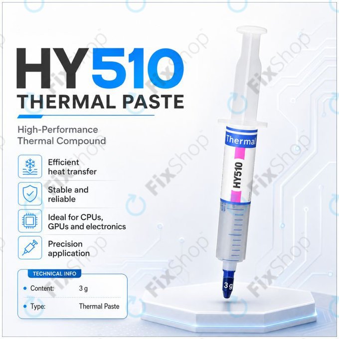Pasta termica Halnziye HY510, 30g