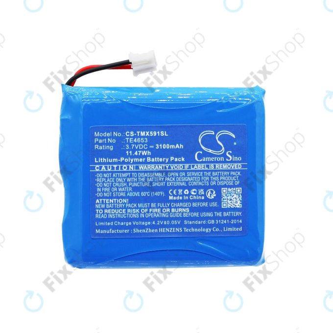 Batteria per Technaxx TX-59, TX-59+, TE4653, Li-Pol, 3100mAh, 3.7V, HQ