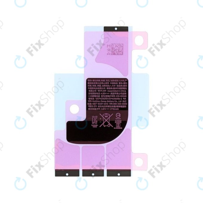 Scocca posteriore con piccoli componenti per iPhone X, Space Gray