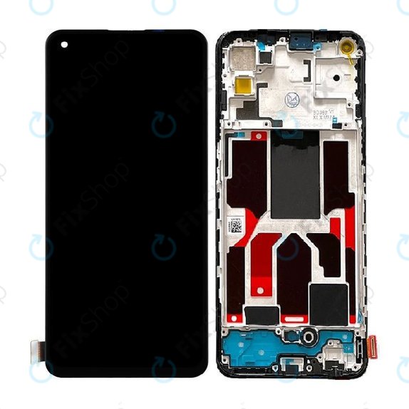 Schermo OLED per OnePlus Nord CE 5G, Vetro touch con cornice