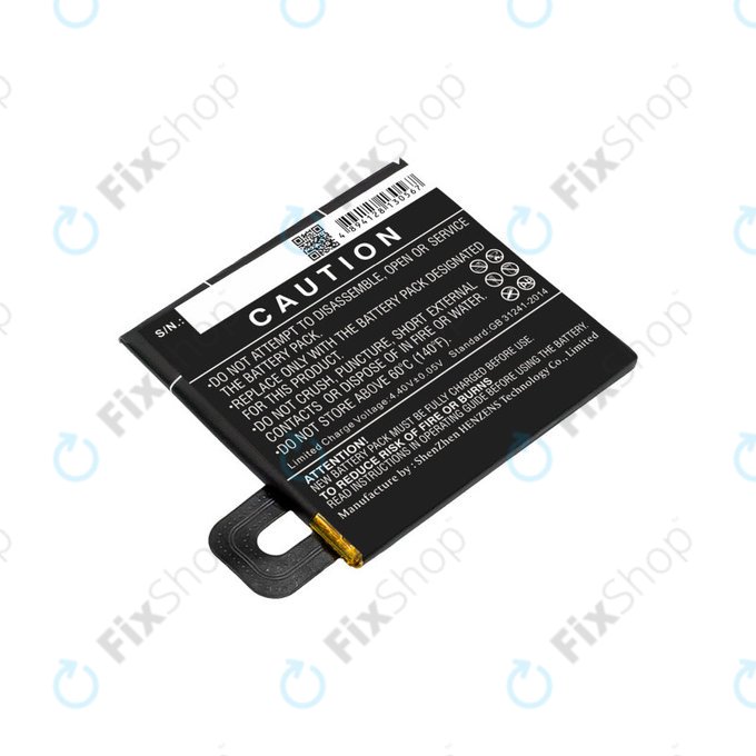Batteria per Google Pixel 2 G011A, 2700mAh, Li-Pol, 3.85 V, G011A-B, HQ