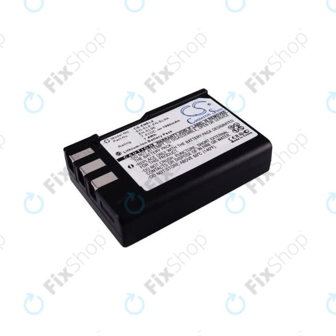 Batteria per Nikon D40, D60, D3000, D5000, EN-EL9, Li-Ion, 1000mAh, HQ