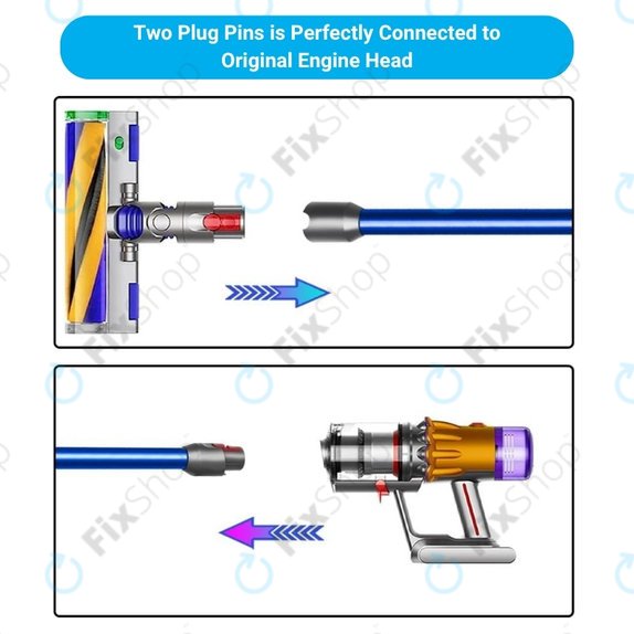 Tubo di aspirazione Blue per Dyson V12
