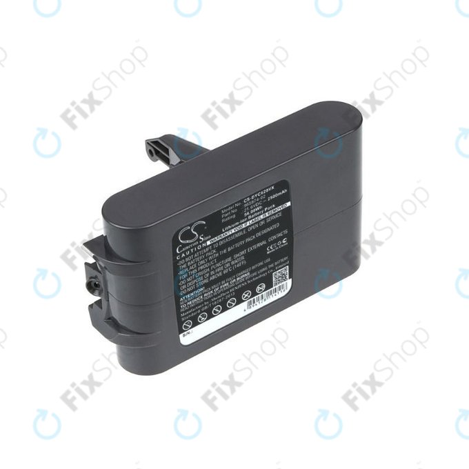 Batteria per Dyson DC-seriess, V6, 965874-02, Li-Ion, 2500mAh, 21.6V, HQ