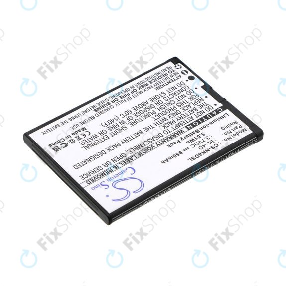 Batteria per Nokia N97 Mini, E5, E7, BLU Hero 2, BL-4D, Li-Ion, 3.7V, 950mAh, HQ