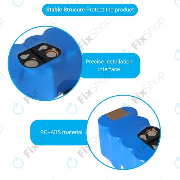 Batteria per iRobot Roomba 500, 600, 700, 800, 900-seriess, R3, Scooba 450, Vileda 137173, 11702, GD-Roomba-500, VAC-500NMH-33, Ni-MH, 4500mAh, 14.4V