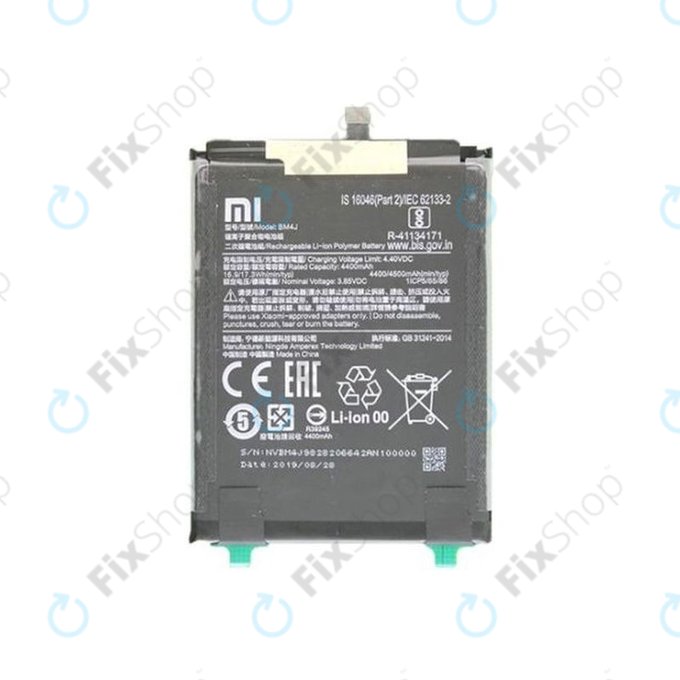 Batteria per Xiaomi Redmi Note 8 Pro, BM4J, 46BM4JA030H8, 4500mAh, Genuine Service Pack